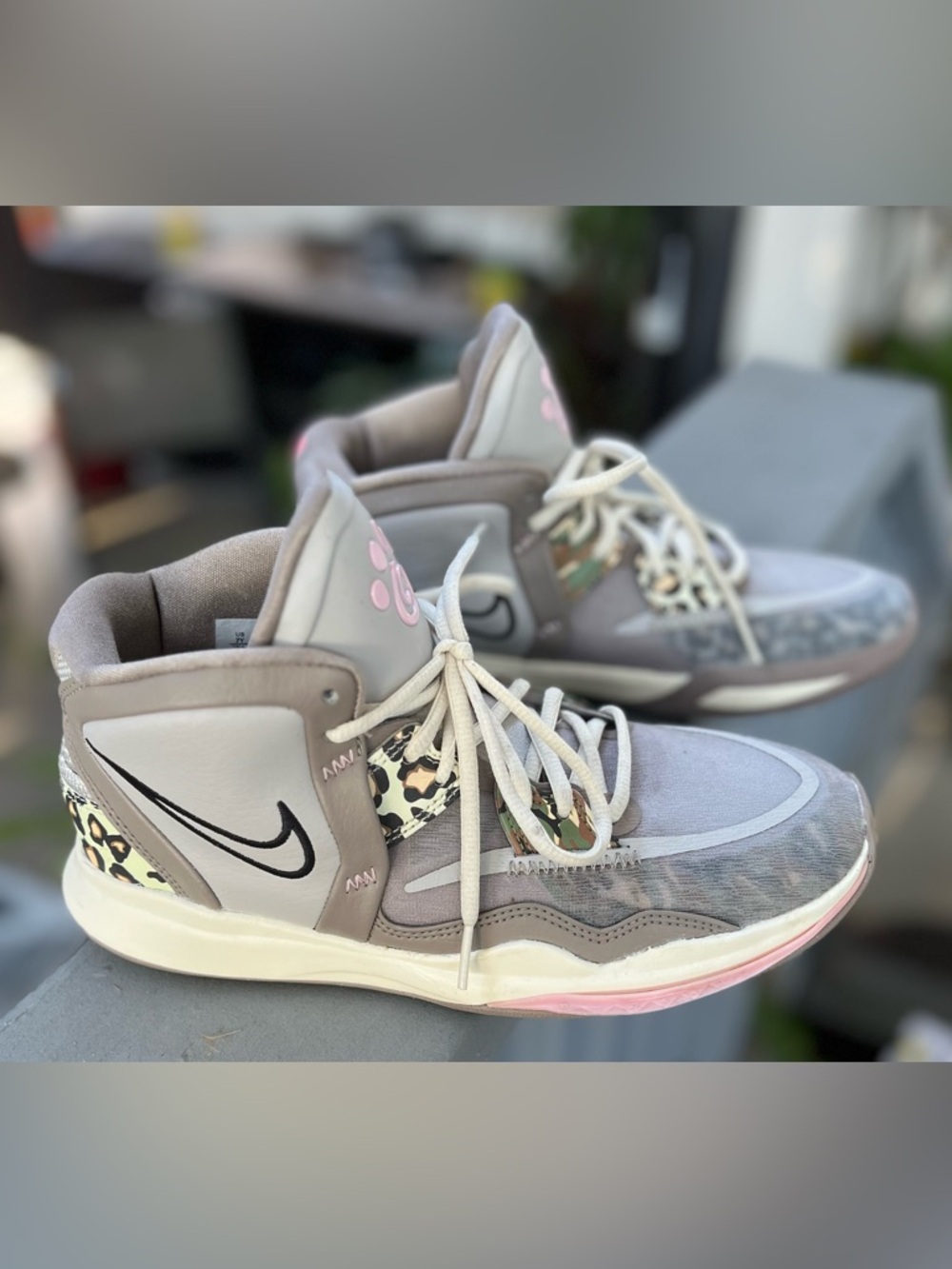 Nike Kyrie Infinity, Leopard Camo Sneakers